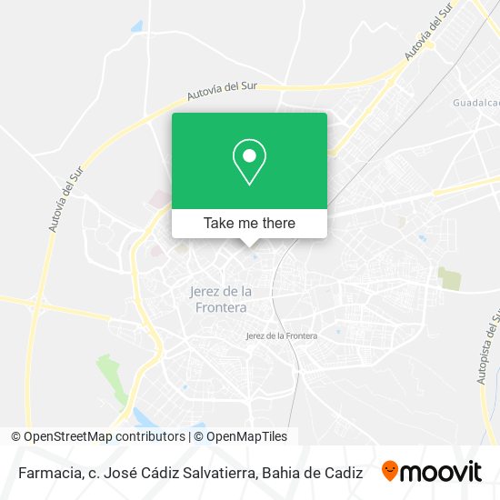 Farmacia, c. José Cádiz Salvatierra map