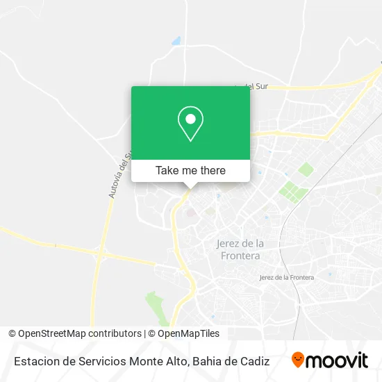 Estacion de Servicios Monte Alto map
