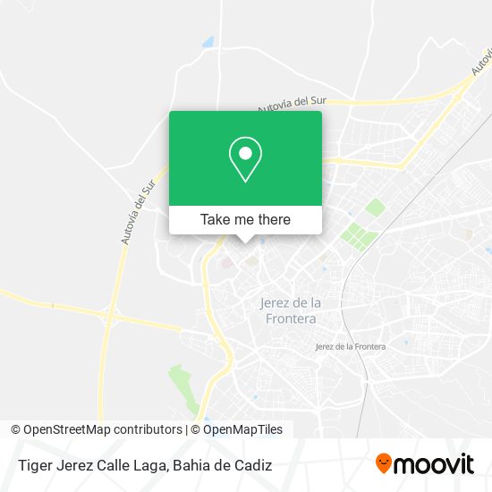 mapa Tiger Jerez Calle Laga