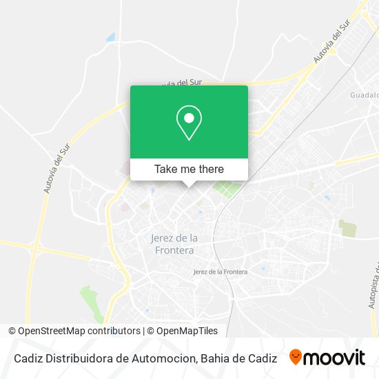 Cadiz Distribuidora de Automocion map