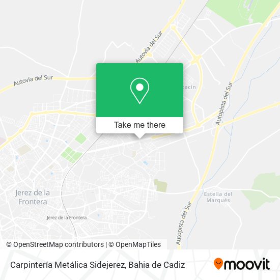 mapa Carpintería Metálica Sidejerez