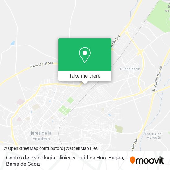 Centro de Psicologia Clinica y Juridica Hno. Eugen map