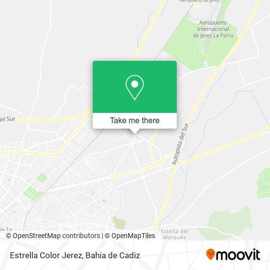 Estrella Color Jerez map