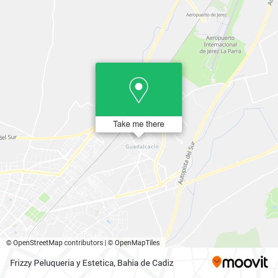 Frizzy Peluqueria y Estetica map