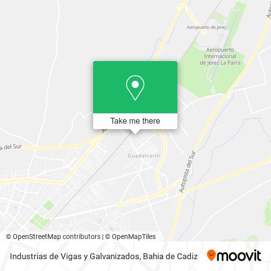 Industrias de Vigas y Galvanizados map