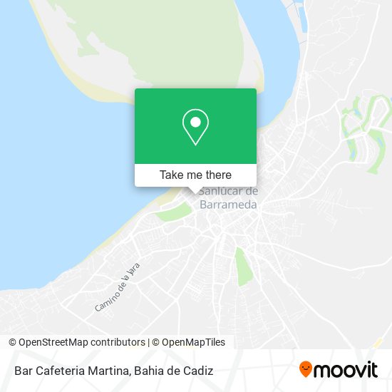 Bar Cafeteria Martina map