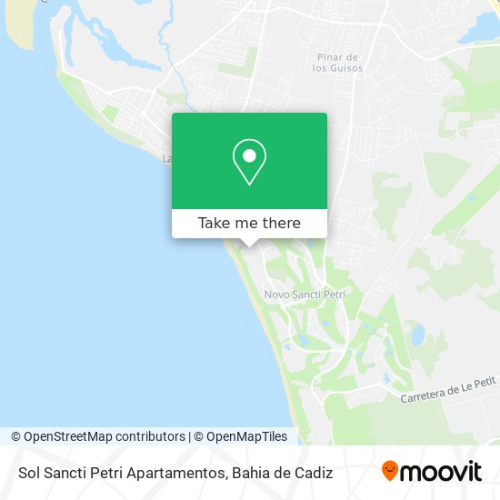 Sol Sancti Petri Apartamentos map