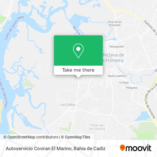 Autoservicio Coviran El Marino map