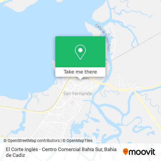 El Corte Inglés - Centro Comercial Bahía Sur map