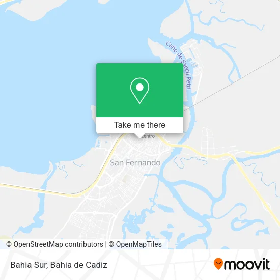 Bahia Sur map
