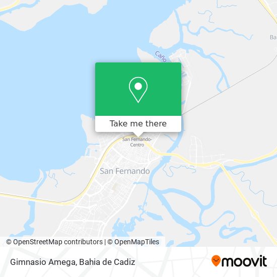 Gimnasio Amega map