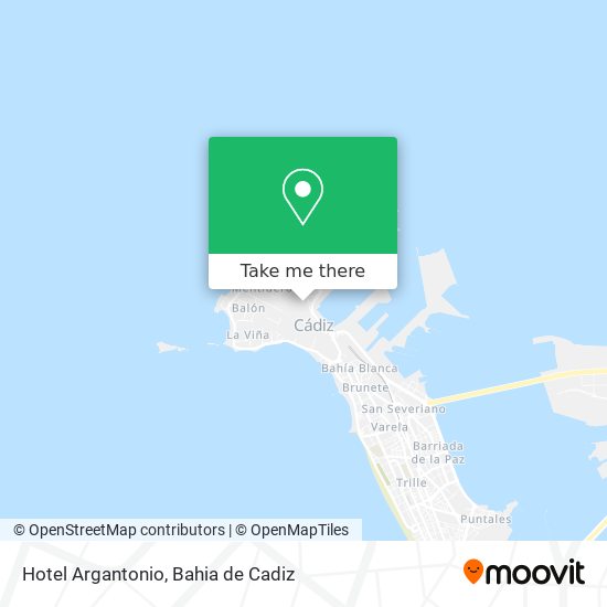 Hotel Argantonio map