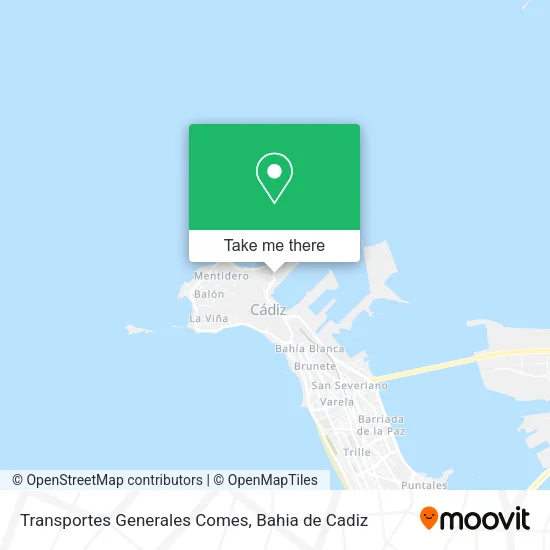 Transportes Generales Comes map