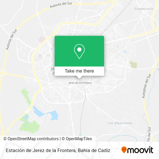 Estación de Jerez de la Frontera map
