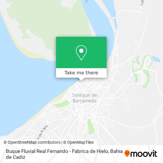 mapa Buque Fluvial Real Fernando - Fabrica de Hielo