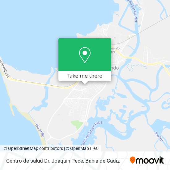 Centro de salud Dr. Joaquín Pece map