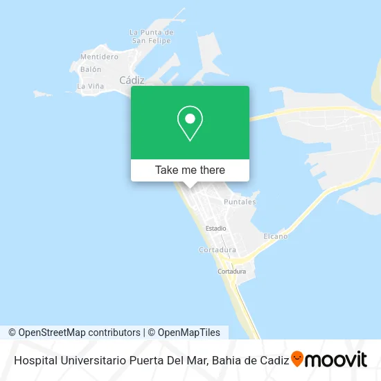 Hospital Universitario Puerta Del Mar map