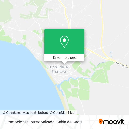 Promociones Pérez Salvado map