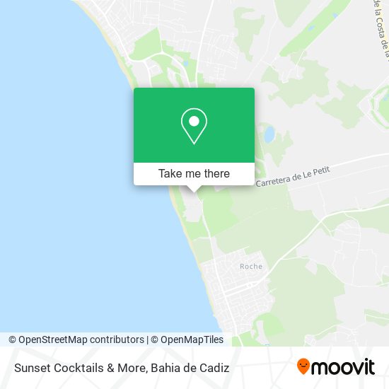 Sunset Cocktails & More map