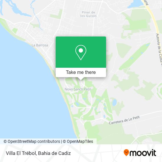 Villa El Trébol map