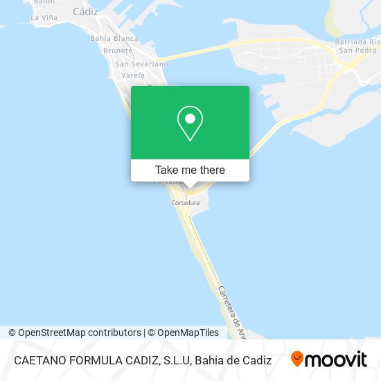 CAETANO FORMULA CADIZ, S.L.U map