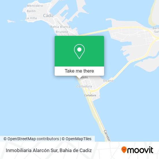 Inmobiliaria Alarcón Sur map