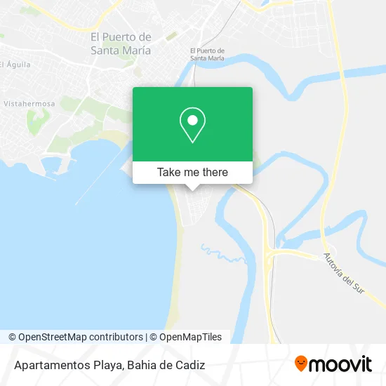 Apartamentos Playa map