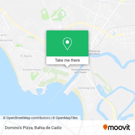 Domino's Pizza map