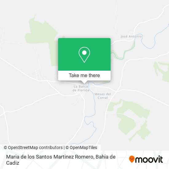 mapa Maria de los Santos Martinez Romero