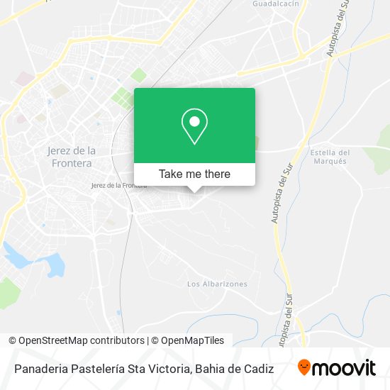 Panaderia Pastelería Sta Victoria map