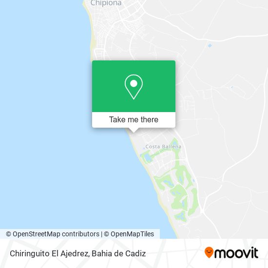Chiringuito El Ajedrez map