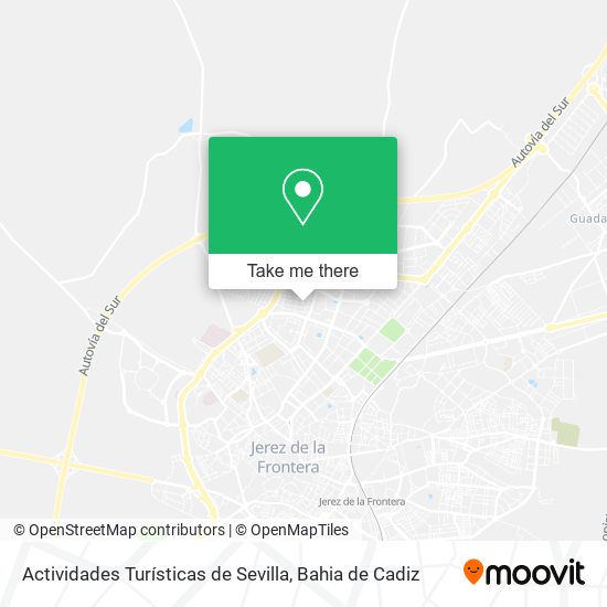 Actividades Turísticas de Sevilla map