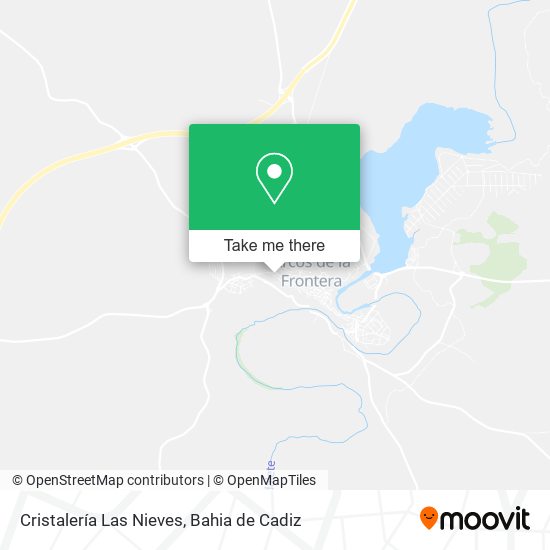 mapa Cristalería Las Nieves