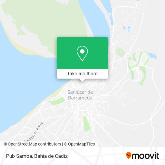 mapa Pub Samoa