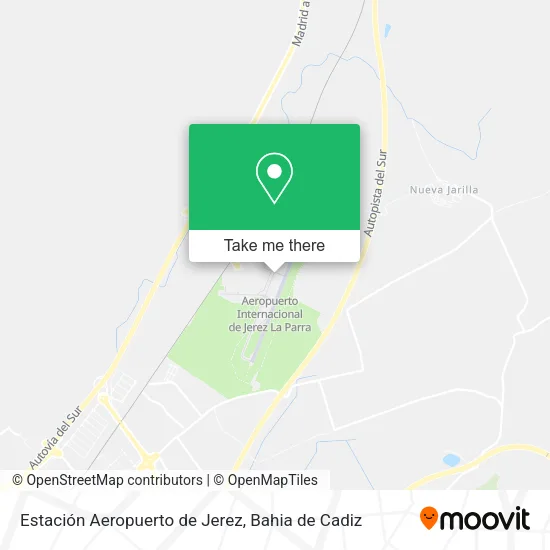 Estación Aeropuerto de Jerez map