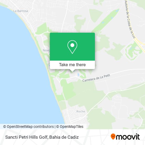 Sancti Petri Hills Golf map