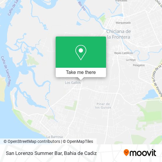 San Lorenzo Summer Bar map