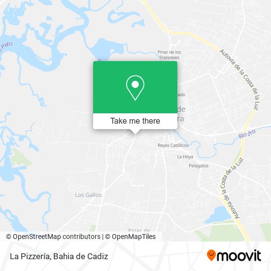 La Pizzería map