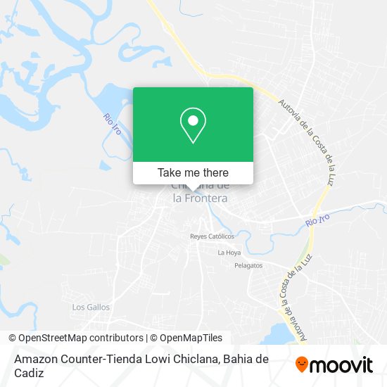 Amazon Counter-Tienda Lowi Chiclana map