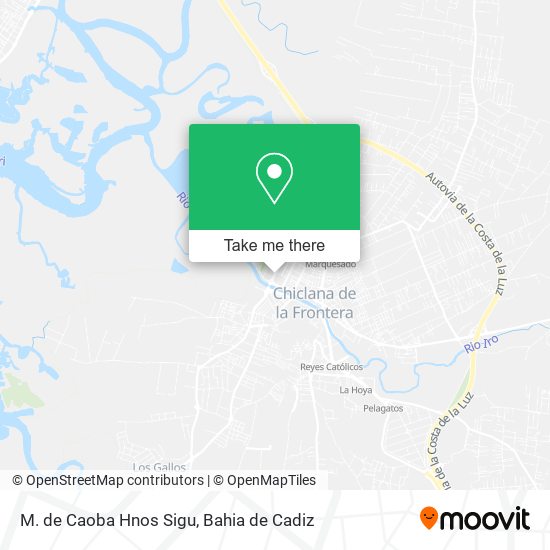 M. de Caoba Hnos Sigu map