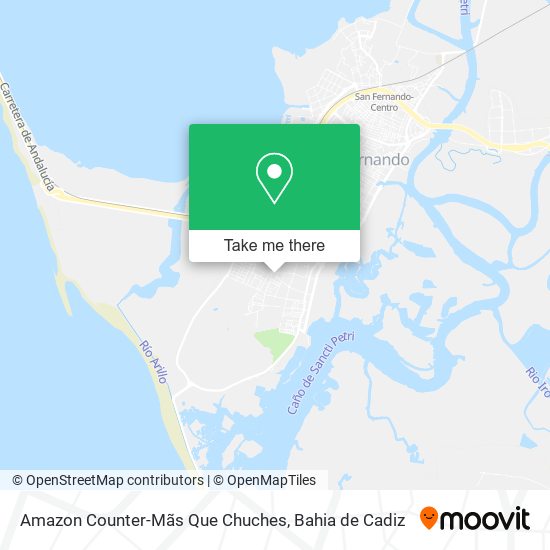Amazon Counter-Mãs Que Chuches map