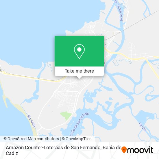 Amazon Counter-Loterãas de San Fernando map