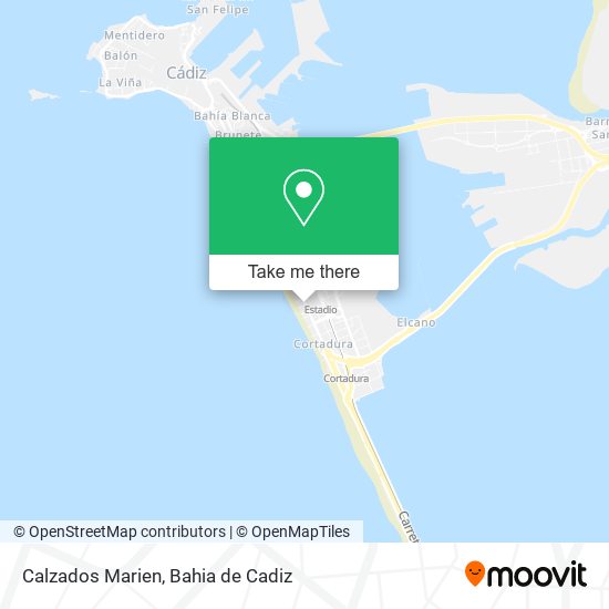 Calzados Marien map