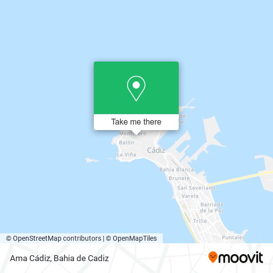 Ama Cádiz map