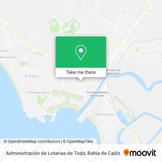 mapa Administración de Loterias de Todo