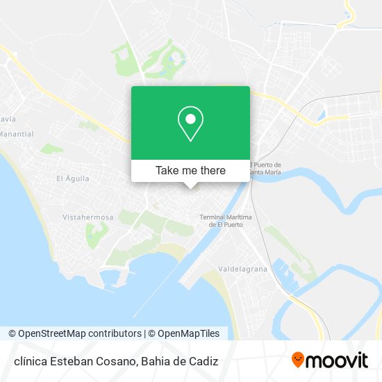 clínica Esteban Cosano map