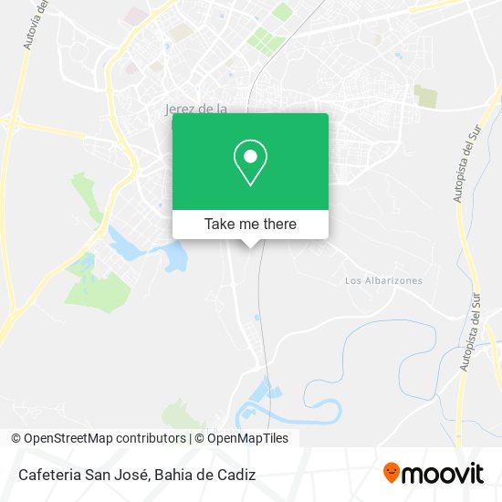 Cafeteria San José map