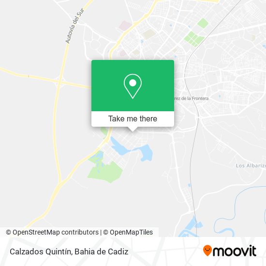Calzados Quintín map