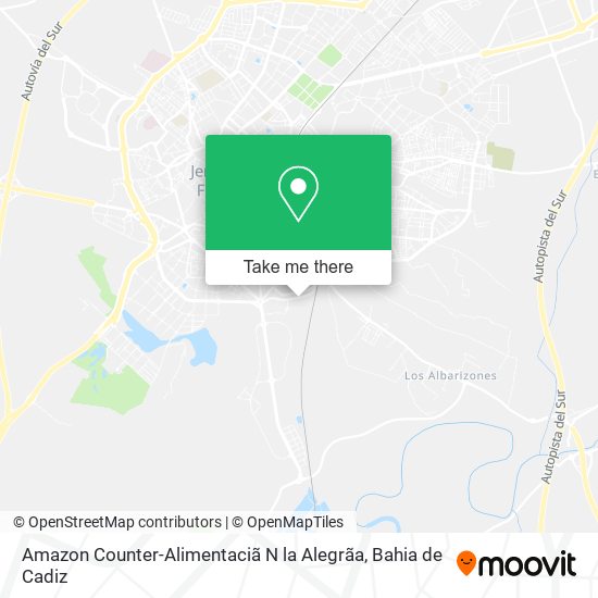 Amazon Counter-Alimentaciã N la Alegrãa map