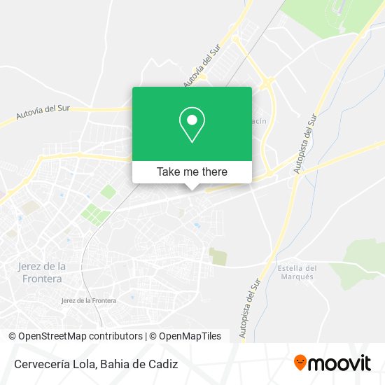 mapa Cervecería Lola